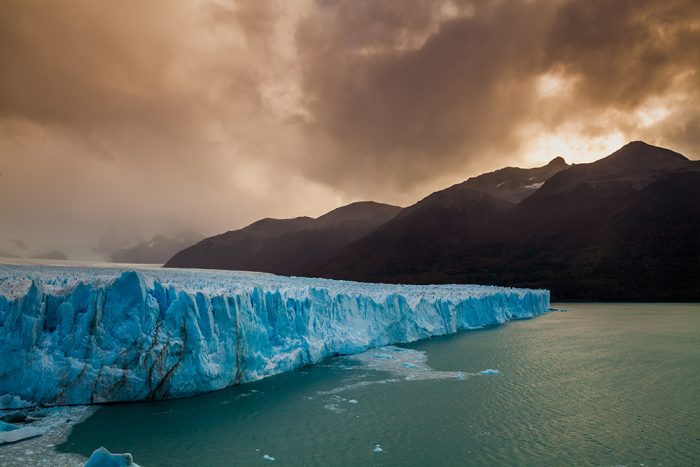 Perito Moreno Glacier National Park in autumn. Argentina, Patagonia. Visit with ATN Travel Agency.